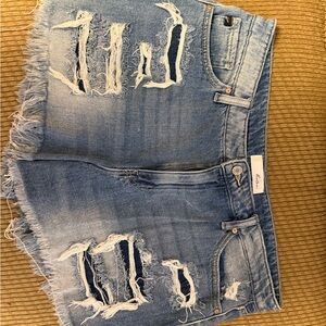 KanCan Blue Denim Shorts